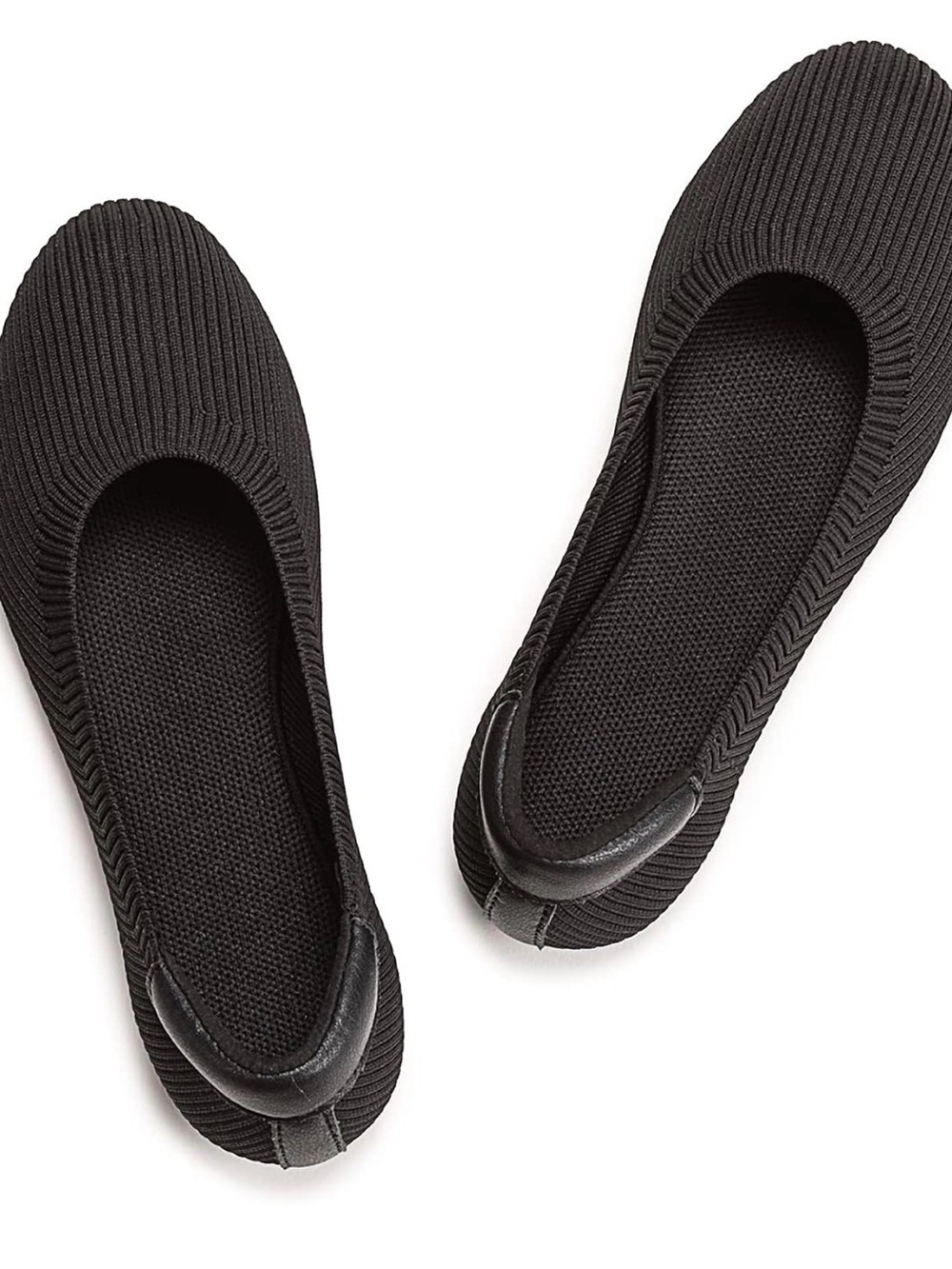 New in package with extra insoles Frank Mully Flats Knit Ballet Flats - Black